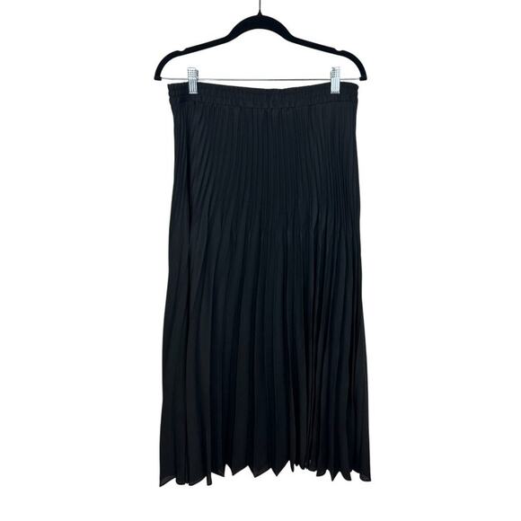 Max Studio Pleated Midi Skirt, Black (See measurements - no size tag) - Picture 4 of 8